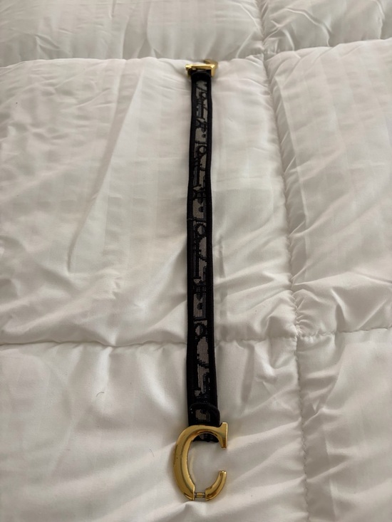 Dior Handbags - Dior Blue and Gold 'C' Charm Strap